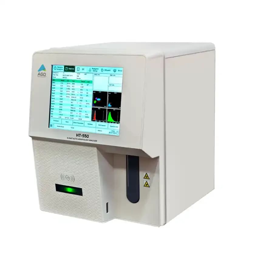 AGD HT-550 – 5-Part Auto Hematology Analyzer