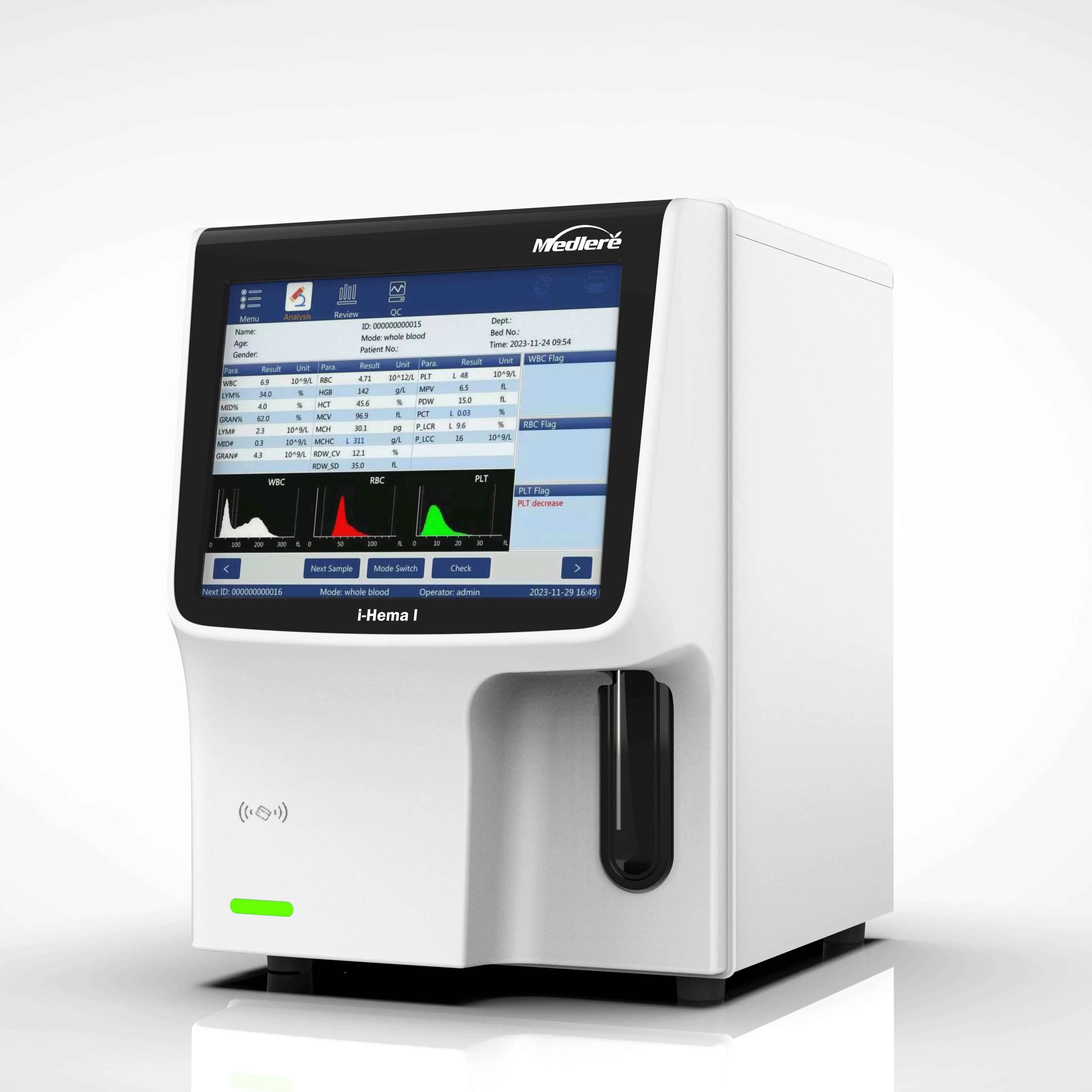 i-Hema I 3-Part Hematology Analyzer